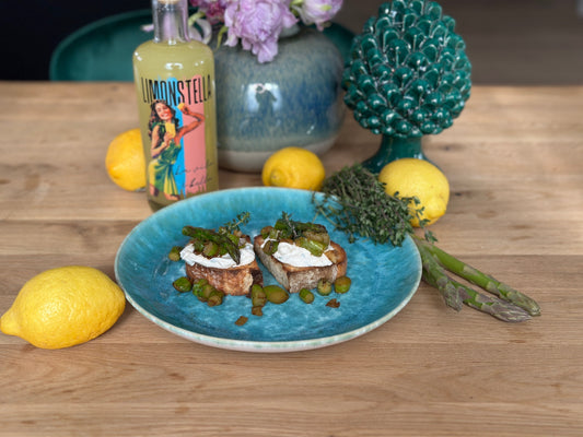 Limonstella Spargel Crostini