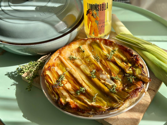 Limonstella Lauch Tarte Tatin