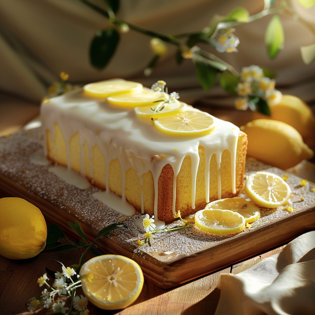 Zitronencake mit Limoncello